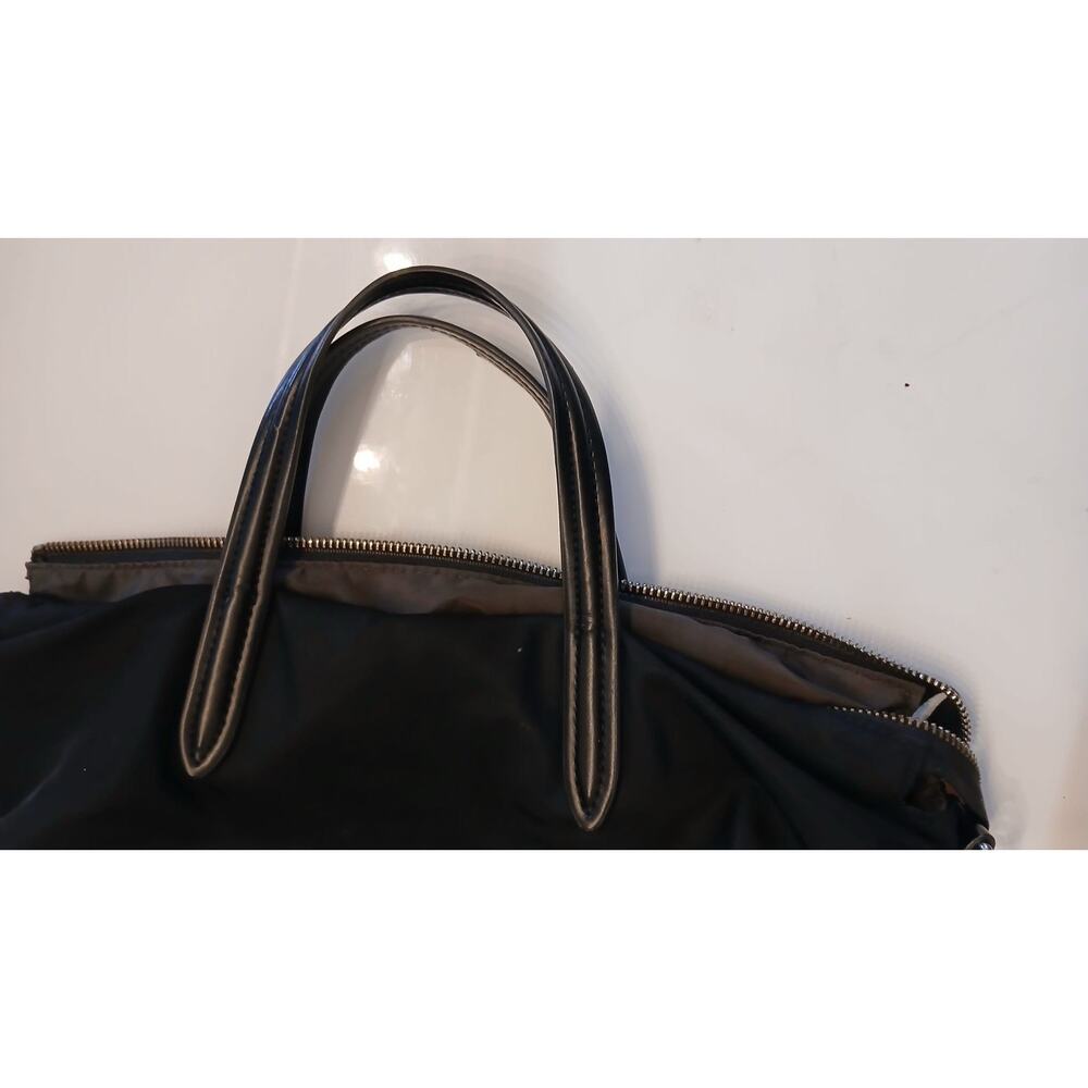 Bimba Y Lola Black Nylon Tote Bag Shoulder Handbag Large Zip Purse - Picture 4 of 8
